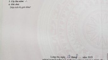 BÁN ĐẤT THỔ CƯ 100%  ẤP LẬP ĐIỀN ( CHÍNH CHỦ)