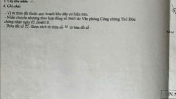 ĐẤT 4.5 X 18.5M ĐƯỜNG SỐ 26 P. CÁT LÁI GIÁ 4.5 TỶ