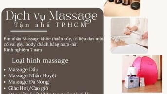 MASSAGE KHỎE THUẦN TÚY TẬN NHÀ TPHCM - KHÔNG NHẬN NHẠY CẢM