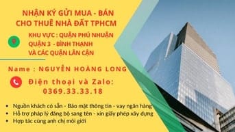 CHÍNH CHỦ BÁN NHÀ HẺM Ô TÔ ĐƯỜNG PHAN ĐĂNG LƯU QUẬN PHÚ NHUẬN