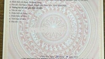 Bán Nhanh Đất Vị Trí Đắc Địa Tại Xã Ngọc Thanh, tp Phúc Yên, Vĩnh Phúc