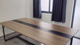 Bàn họp chân sắt dành cho 6-8 người ngồi