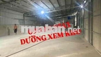 CHO THUÊ KHO XƯỞNG 300m2 - TRỐNG SUỐT - ĐIỆN 3PHA - NỞ HẬU