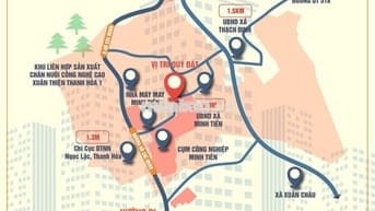 Bán đất thổ cư xã Minh Tiến, Ngọc Lặc, Thanh Hóa, giá chỉ 389 triệu