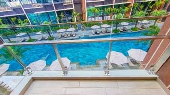 Bán Căn hộ tại The River Thủ Thiêm gồm 1 phòng ngủ view hồ bơi 56m2