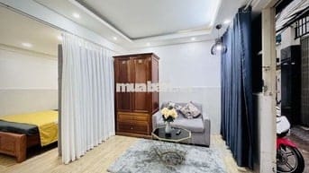 NHÀ NGUYÊN CĂN 1 PHÒNG NGỦ TOILET RIÊNG FULL NỘI THẤT MỚI KENG NGAY Q3