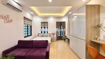 Căn hộ 1PN full nội thất cao cấp, ban công, gần Phan Đăng Lưu, Gò Vấp