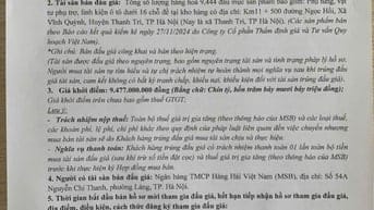 CÔNG TY ĐẤU GIÁ HỢP DANH SỐ 1 QUỐC GIA THÔNG BÁO BÁN ĐẤU GIÁ TÀI SẢN