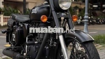 Royal Enfield Classic 500 bản Stealth Black 2 đĩa