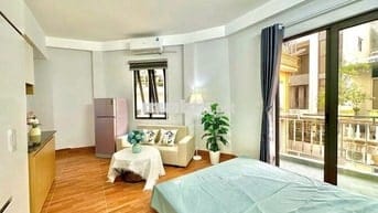 CHO THUÊ CĂN HỘ STUDIO FULL NỘI THẤT BAN CÔNG NGAY TẠI CỔ NHUẾ