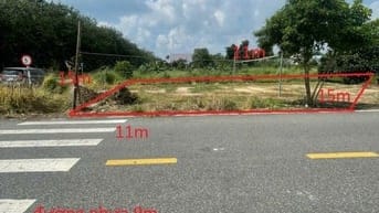 Góc 2 MT Nguyễn Thị Lắng Sổ Riêng 11x15 1tỷ450tr, Nhựa 9m,Vay Full Giá