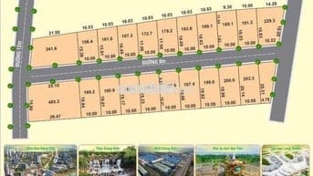 đất mặt tiền đường 60m đi sân bay long thành sổ riêng full thổ giá rẻ