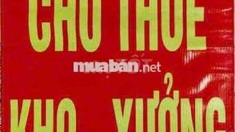 Cho thuê xưởng & kho 560m2, điện 3Fa, đường xe Cont, phường Hố Nai (cũ