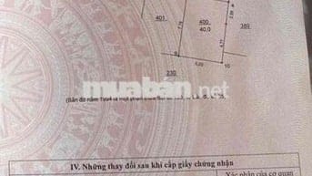 40m đất thôn 3 Vạn Phúc. giá chỉ hơn 3 tỷ