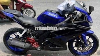 Moto Yamaha R15v3-2018 xanh đen 19km