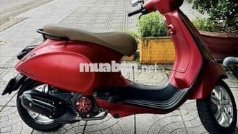 Vespa Primavera đỏ nhám, mới 95%
