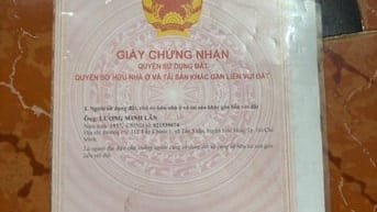 CẦN TIỀN BÁN GẤP NHÀ HẺM 1LẦU ĐƯƠNG HẬU GIANG, F.9