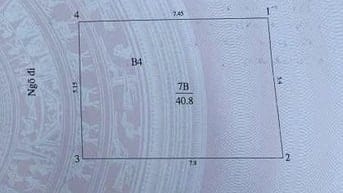 45m² ĐÀO TẤN mặt tiền 5m - ngõ rộng, thoáng sáng, gần mặt đường.