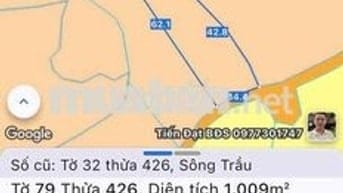 CẦN BÁN LÔ ĐẤT  - HUYỆN TRẢNG BOM, TỈNH ĐỒNG NAI