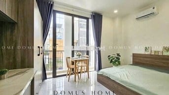 Căn Hộ Cho Thuê   Ban Công Thoáng Full NT Ngay Cầu Ông Lãnh