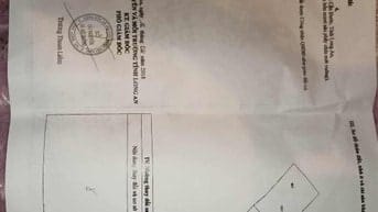 Đất thổ cư, cần tiền bán gấp..