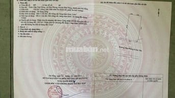 Bán đất đường7,5m, ADB5 136m2,Hoà Phong đi Hoà Tiến, Hoà Vang,Đà Nẵng