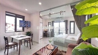 CHO THUÊ CĂN HỘ 1N1K FULL NỘI THẤT SIÊU THOÁNG NGAY LOTTE LIỄU GIAI