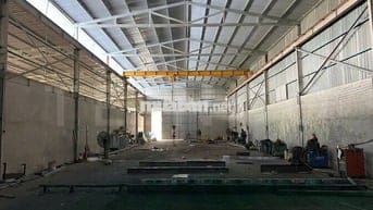 Kho xưởng bãi 600m² kho xây dựng 500m² có cẩu 3 tấn và điện 3 pha