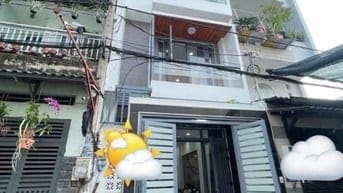 Kẹt tiền bán nhà Bến Vân Đồn q4, Giá 3tỷ6 TL, 50m2 ,có shr hẻm oto 6m 