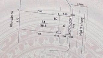 38m² HOÀNG HOA THÁM ngõ nông, trước nhà thoáng rộng.