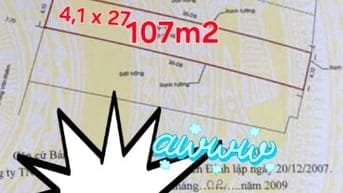 Bán 107m2 đất thổ, hẻm 8m, cách Ung Văn Khiêm 20m, P25, Bình Thạnh