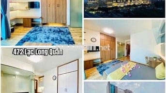 🏡 STUDIO BAN CÔNG FULL ĐỒ – VIEW HỒ TÂY – NGÕ 472 LẠC LONG QUÂN, TÂY H