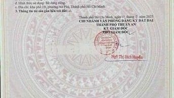 Đất An Phú TPHCM ngang 10m xây được 2 căn, tách 2 lô bán lời lút