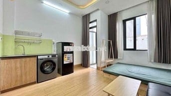 🔥CĂN HỘ STUDIO BAN CÔNG, MÁY GIẶT RIÊNG, FREE XE - NGAY NGÃ TƯ BỐN XÃ.