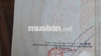 bán gấp lô đất 528m2 Tân Hải, TP.Phú Mỹ, Bà Rịa Vũng Tàu giá rẻ 2.8 tỷ