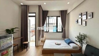 💫STUDIO BAN CÔNG NGAY NGÃ TƯ BỐN XÃ - FULL NT MÁY GIẶT RIÊNG