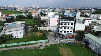 Đất 7x13,3m Shr, Mt đg nhựa 12m thông gần trường Bùi Văn Thủ Bà Điểm