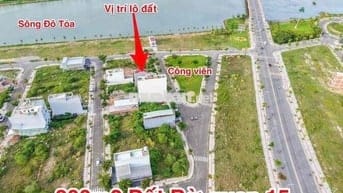 Bán cặp đất đẹp Bờ Quan 15 Nam Hòa Xuân – đối diện vườn hoa, hướng Đôn