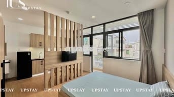 Phòng trọ 35m2 Gần Q1 có Ban công Tách bếp Full NT Mới ở Bùi Đình Túy