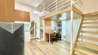 Cho Thuê Căn Hộ Trệt Duplex Tách Bếp Cửa Sổ Trời Full NT CMT8 Quận 10