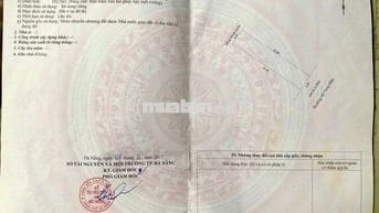 Bán lô đất đường Hồ Tùng Mậu - Hoà Khánh - Đà Nẵng