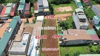 Lô đật bao đẹp 12x49m - Tại Hẻm 159 Nguyễn Hữu Thấu- Phường Tân Lợi