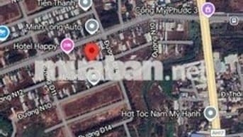 Chính chủ cần bán đất 150m2 thổ cư đường N12 MP4 thới hoà , bến cát