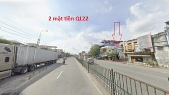 BÁN NHÀ CẤP 4 – 2 MẶT TIỀN QL22 – GIÁ 2 TỶ 5