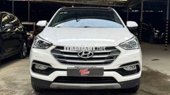 Hyundai Santafe 2017 2.4L 4WD,máy xăng,màu trắng