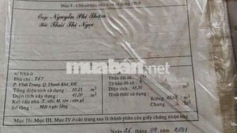 Bán nhà kiệt ông ích khiêm - gần chợ cồn siêu thị Go 2750 tlcc