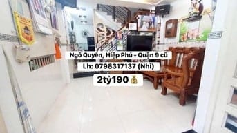 NHÀ HẺM TẠI QUẬN 9 CŨ GẦN LÊ VĂN VIỆT