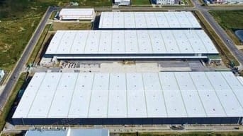 Cho thuê kho xưởng mới 100% khu công nghiêp long hậu =  giá 4usd/m2