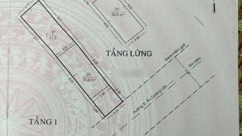 Bán Nhà 71,5m2.chưa tới 100tr/m2 còn TL. Âu Dương Lân P3Q8.Hẻm 6M