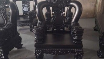 Hàng Mới ráp xong 2 bộ Bàn Ghế Tay 16-18 Mun Sừng
